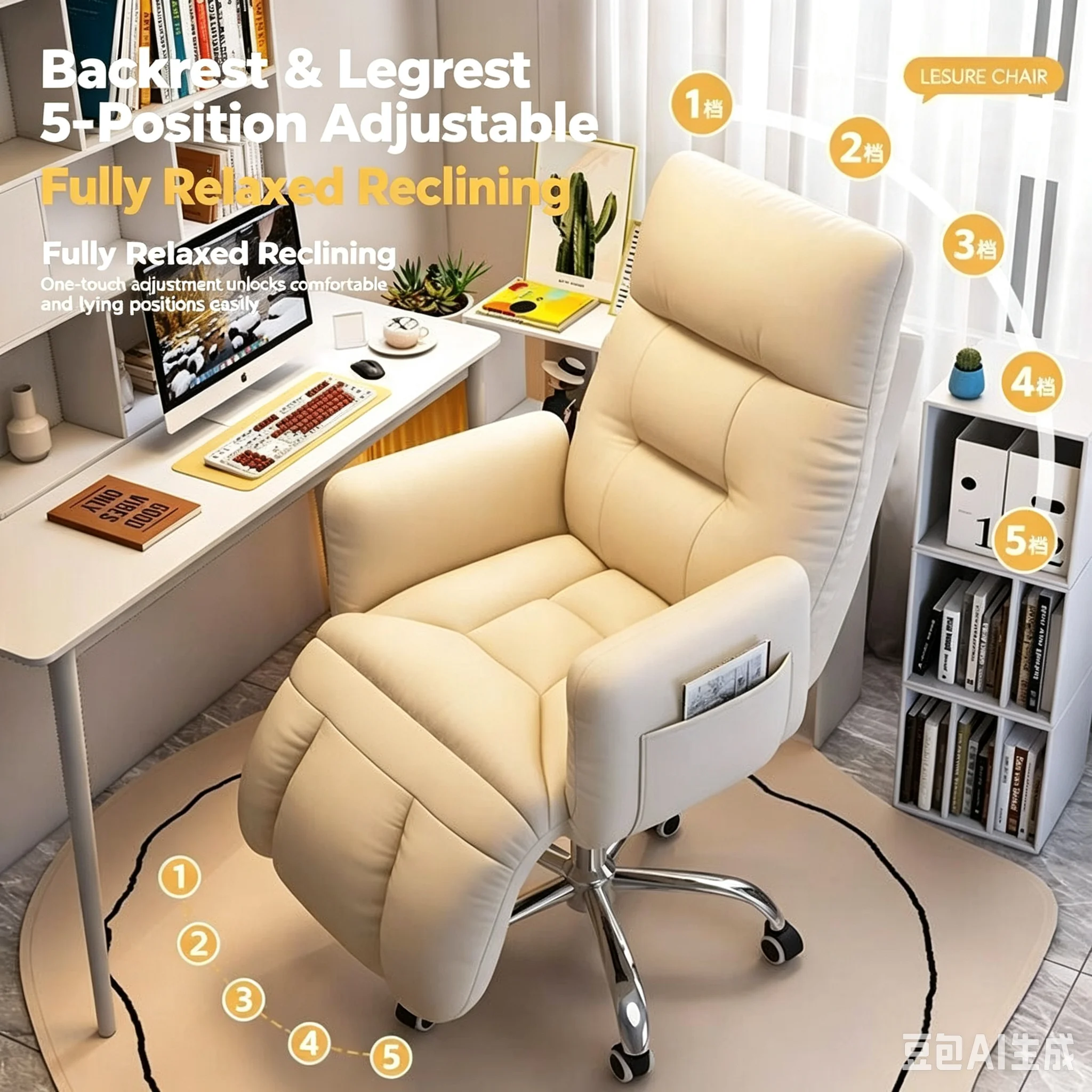 5 Kademeli Ayarlanabilir, Katl - Office Tech Gear incelemesi ve fiyatı
