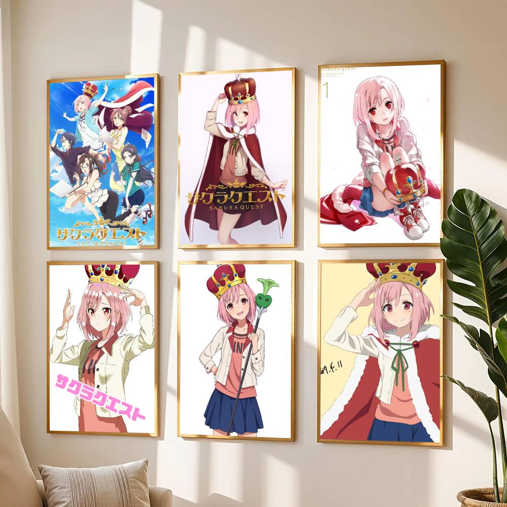Anime S-Sakura Quest-T Poster  - Office Quest incelemesi ve fiyatı