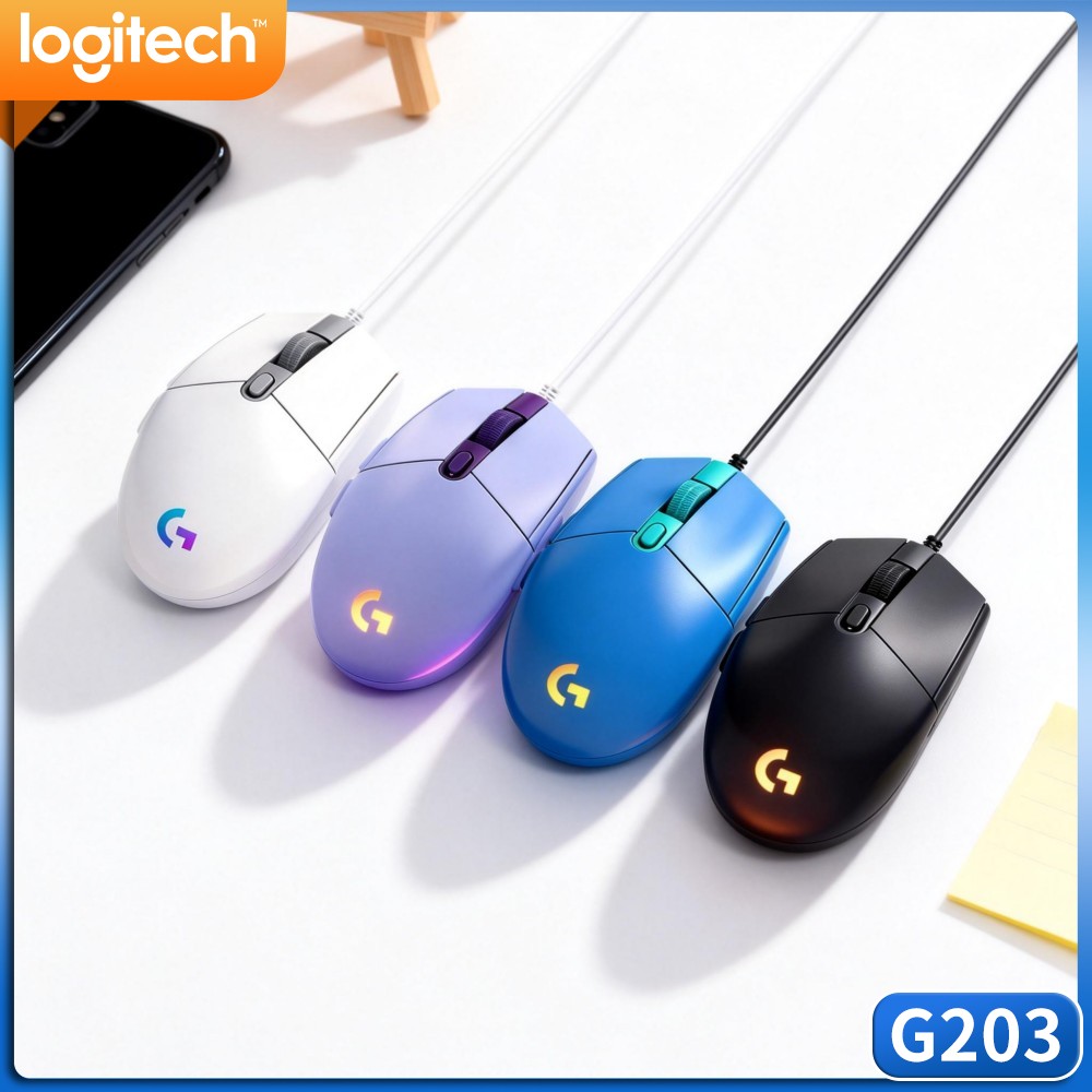 Logitech G203 LIGHTSYNC Kablol - Logitech Mouse G203 incelemesi ve fiyatı