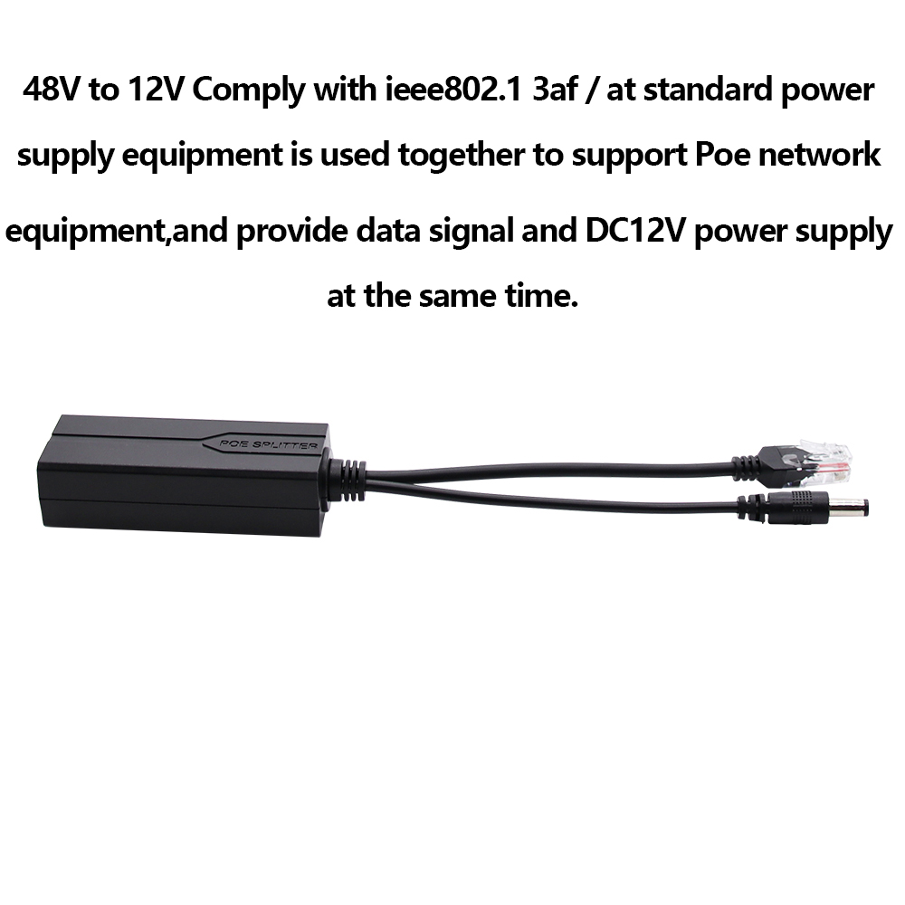 POE Ayırıcı 48V - 12V/5V IEEE  - Power Over Ethernet incelemesi ve fiyatı